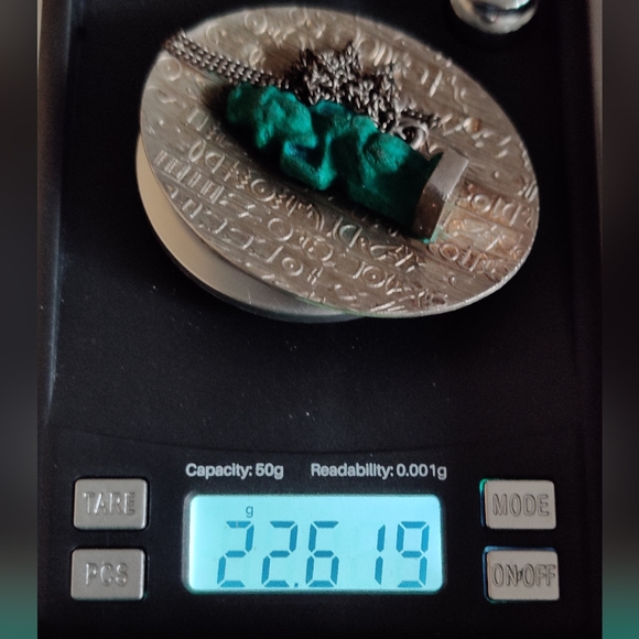 Egyptian Revival Pin/Brooch Necklace Sterling Silver Vintage - Picture 13 of 15